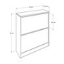 Hanah Home Zapatero SHC-520-BB-1 Blanco 73x84x26 cm